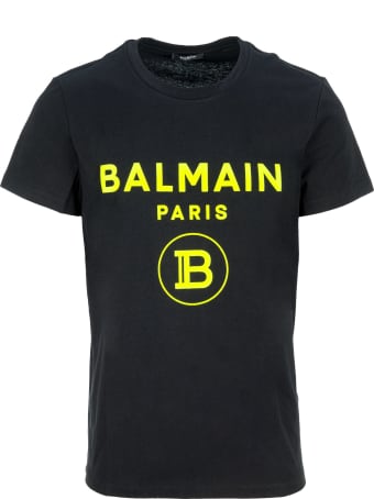 Balmain Tshirt Fluo Logo