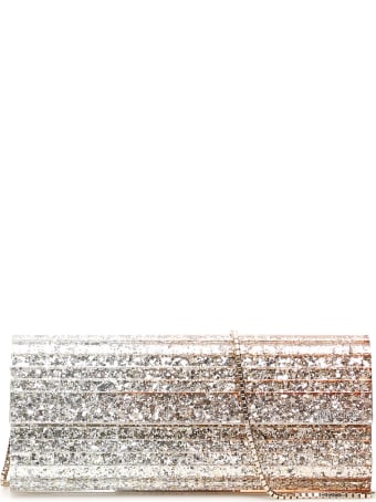 Jimmy Choo Acrylic Sweetie Triple Degrade Glitter Clutch