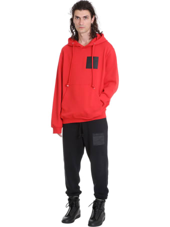 Maison Margiela Sweatshirt In Red Cotton