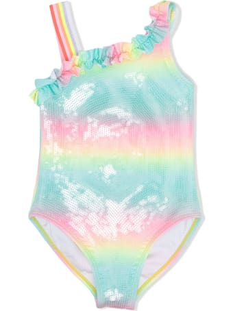 Billieblush One Piece Swimsuit With Sequins