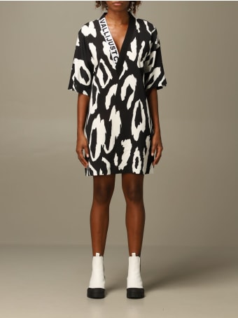 Just Cavalli Dress Just Cavalli V-shaped Dress With Animal Print