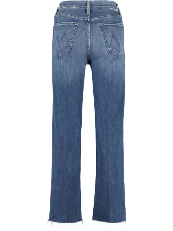 Mother The Rambler Ankle Fray 5-pocket Jeans