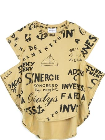 Wolf & Rita Yellow Maxi T-shit For Girl
