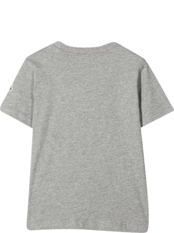 Moncler Grey T-shirt With Print