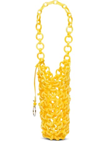 Jil Sander Link Bag In Resin Ring&calf
