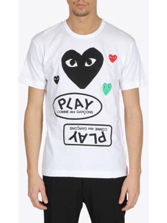 Comme des Garçons Shirt Boy Multi Logo Tee
