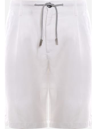 Eleventy Bermuda Jogger Made Of Linen And Cotton