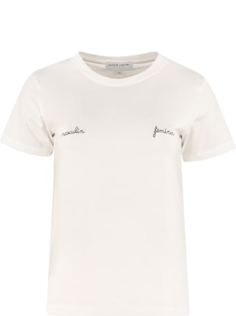 Maison Labiche Embroidery Cotton T-shirt
