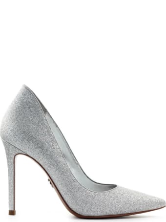 Michael Kors Keke Silver Glitter Pump
