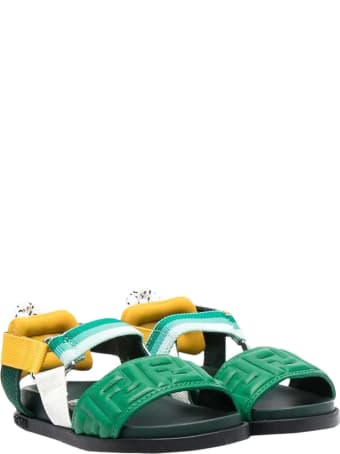 Fendi Green Sandals