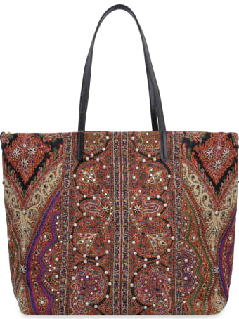 Etro Jacquard Fabric Tote