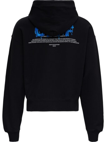 Off-White Oversize Jersey Hoodie With Off Print
