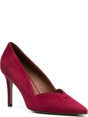 L'Autre Chose Red Suede Pumps
