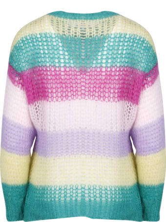 RED Valentino Multicolor Mohair Sweater