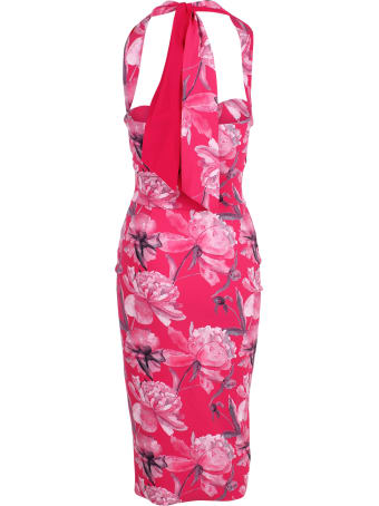 La Petit Robe Di Chiara Boni Le Petite Robe Di Chiara Boni 'roos Print' Polyamide Dress