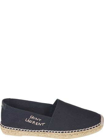 Saint Laurent Embroidered Logo Espadrillas