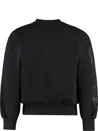 Aries Cotton Crew-neck Sweatshirt