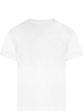 Hugo Boss White T-shirt For Boy With Logo