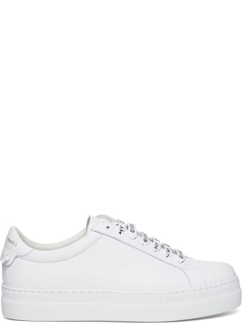 Givenchy Urban Sneakers In Leather With Logoed Laces