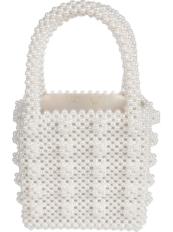 Shrimps Antonia Classic Beaded Handbag With Clusters