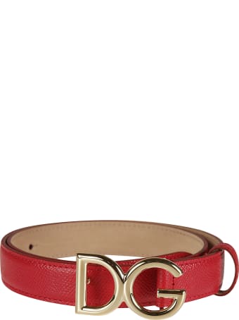 Dolce & Gabbana Logo Buckle Belt