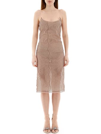 Marco de Vincenzo Wave Print Dress