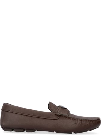 Prada Saffiano Leather Loafers