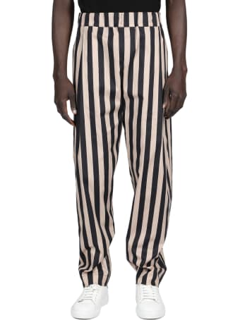 Laneus Striped Popeline Pant