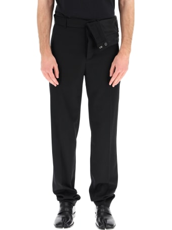 Y/Project Trousers With Asymmetric Waist