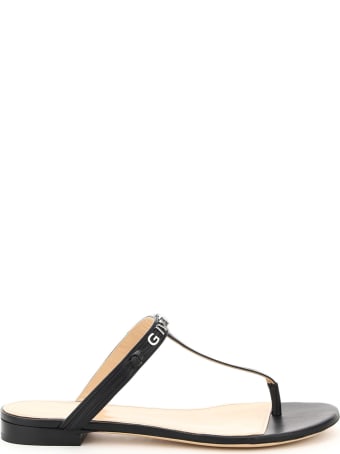 Givenchy Thong Mules Lettering