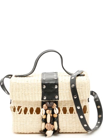 Sensi Studio Wicker Box Bag
