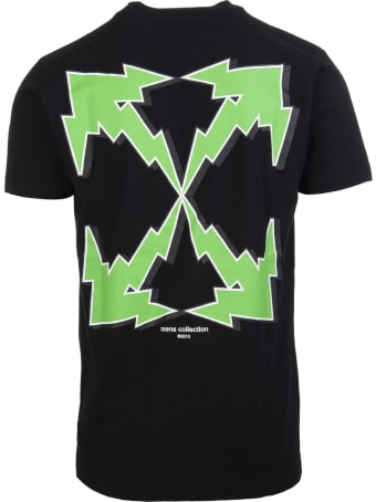 Off-White Man Bolt Arrow Black T-shirt