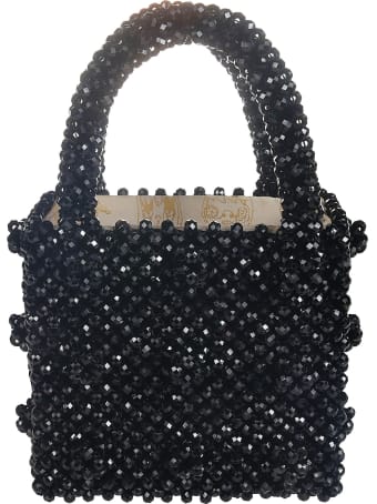Shrimps Mini Antonia Beaded Handbag W Geometric Beads