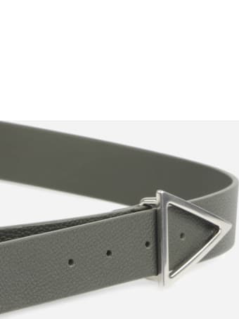 Bottega Veneta Black Leather Belt
