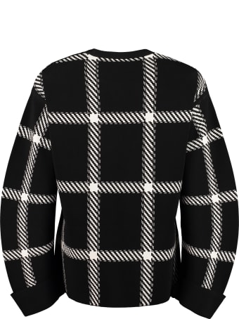 Stella McCartney Checked Crew-neck Pullover