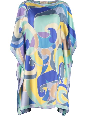 Emilio Pucci Printed Silk Kaftan