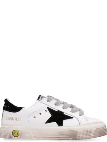 Golden Goose May Leather Sneakers