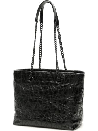 Miu Miu Quilted Shine Calfskin Tote Bag
