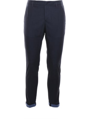 Dondup Slim Chino Trousers In Cotton Blend