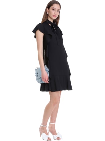 RED Valentino Dress In Black Viscose