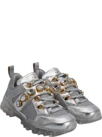 Monnalisa Silver Sneakers Monnalisa