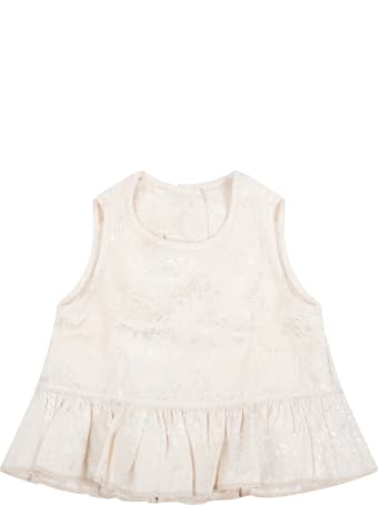 Caffe' d'Orzo Beige ''ofelia'' Set For Babygirl