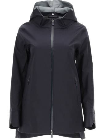 Herno Laminar Hooded Jacket In Alabama 3-layer Cotton