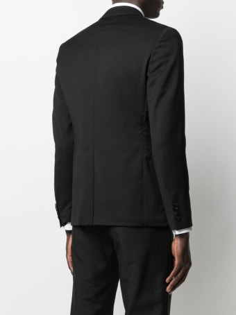 Tonello Single Breasted Black Wool Jacket