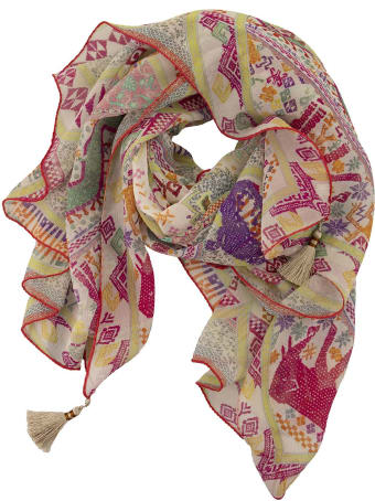 Etro Silk Shawl With Floral Paisley Print