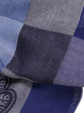 Etro Sciarpa Jacquard Vichy Con Paisley