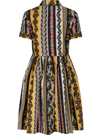 Oscar de la Renta Colorful Striped Dress For Girl