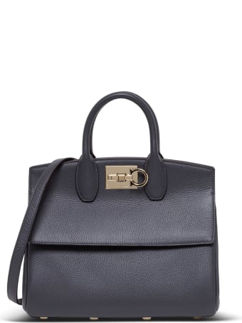 Salvatore Ferragamo The Studio Leather Handbag