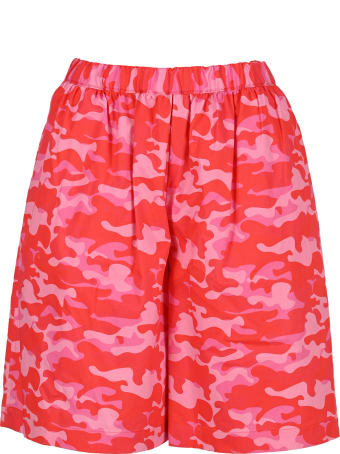 Comme Des Garçons Girl Camouflage Print Shorts