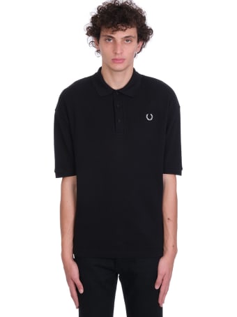 Fred Perry by Raf Simons Polo In Black Cotton